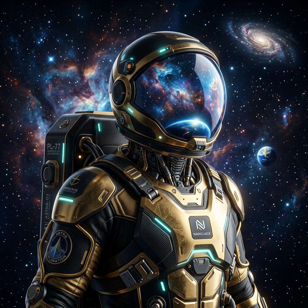 Cyber Astronaut in Space